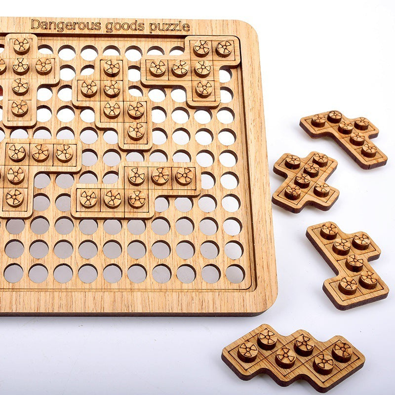 Ultra-difficult Hell Wooden Special-shaped Puzzle