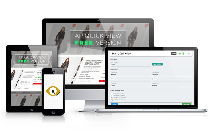 AP QUICK VIEW SHOPIFY APPS - JCappsSetup services.