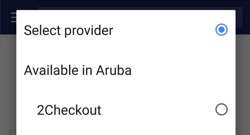 Shopify Payment Gateways Aruba ตั้งค่าบริการ 