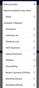 Shopify Payment Gateways เบลเยียมตั้งค่าบริการ 