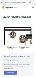 Shopify Web Design & Development in Bangkok Thailand with Set up Payment Gateways Integration services