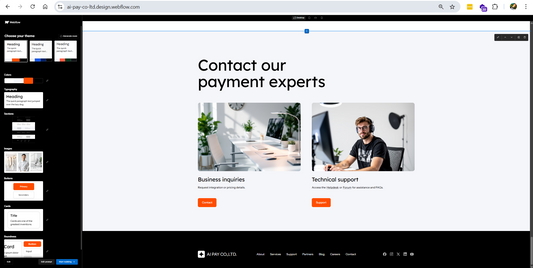 เชื่อมโยงอย่างราบรื่น: โซลูชัน Webflow และ Shopify โดยเอเจนซี่ของเรา