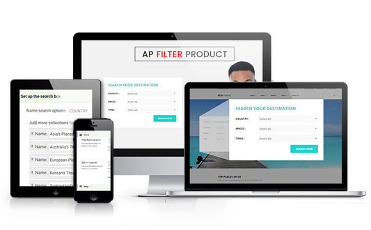 AP Shopify Product Filter Function - JC app set up and implementation services.