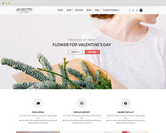 ธีม Ap So Pretty Flower Shopify